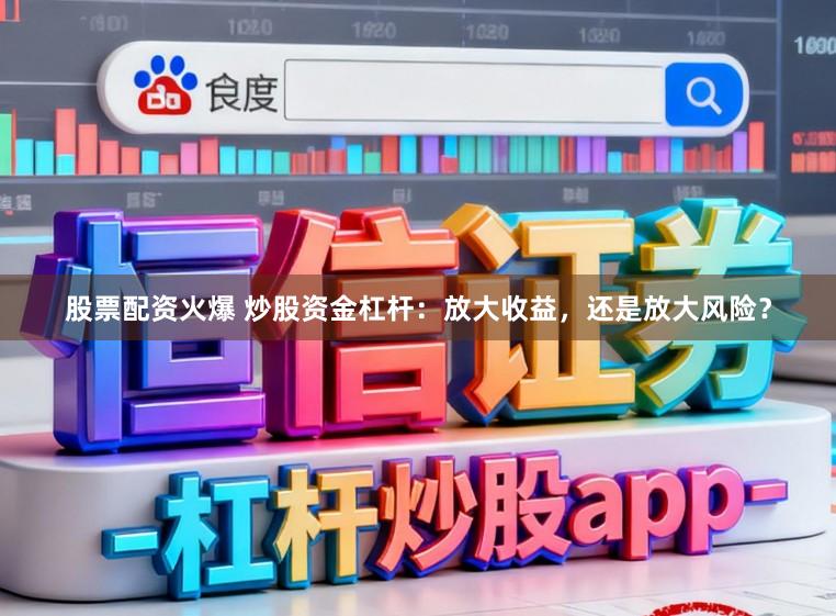 股票配资火爆 炒股资金杠杆：放大收益，还是放大风险？