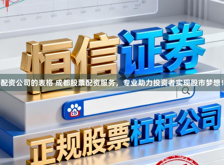 配资公司的表格 成都股票配资服务，专业助力投资者实现股市梦想！