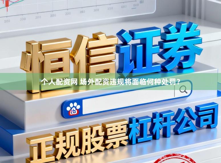 个人配资网 场外配资违规将面临何种处罚？